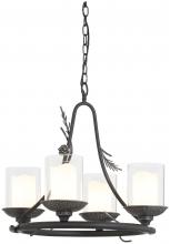 Minka-Lavery 2754-694 - 4 LIGHT OUTDOOR CHANDELIER