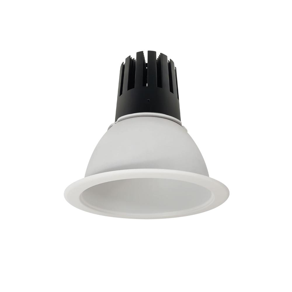 6" Sapphire III Round Open Reflector for Integral EM Test Switch, 4500lm, 2700K, Flood Optic,