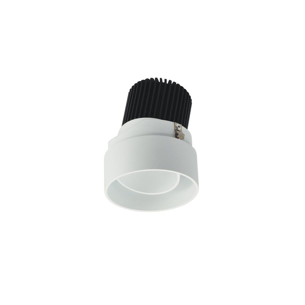 2" Iolite LED Round Trimless Adjustable, 800lm / 14W, Comfort Dim, Matte Powder White Adjustable