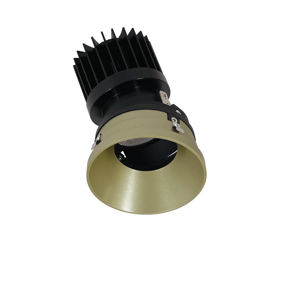 4" Iolite PLUS Round Trimless Adjustable, 1500lm/2000lm (varies by housing), 4000K, Champagne