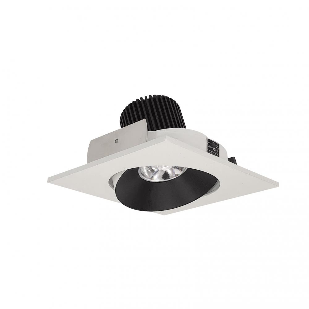 4" Iolite LED Square Adjustable Cone Reflector, 10-Degree Optic, 800lm / 12W, 3000K, Black