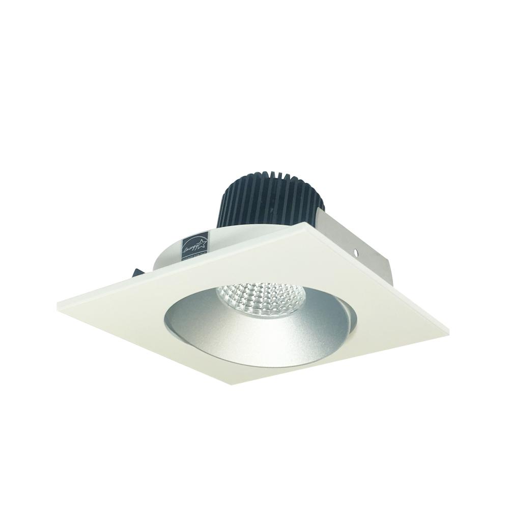4" Iolite LED Square Adjustable Cone Reflector, 800lm / 14W, 5000K, Haze Reflector / White