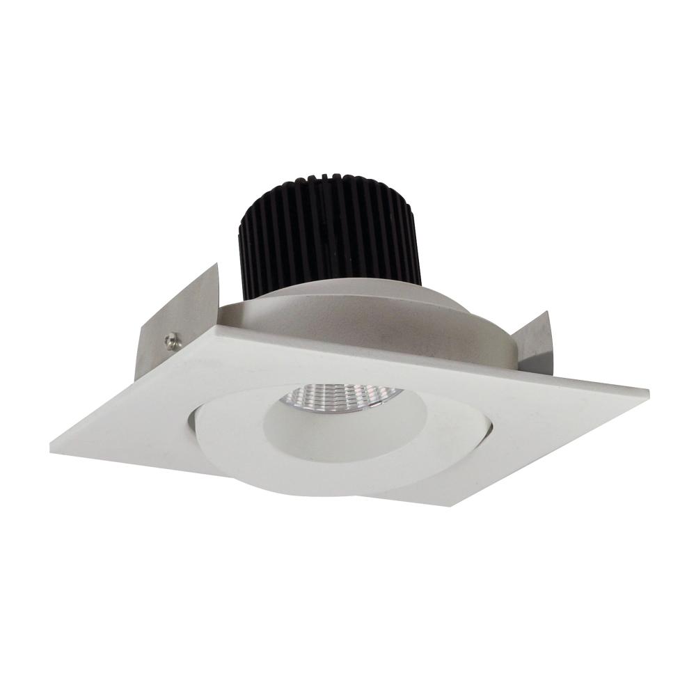 4" Iolite LED Square Adjustable Gimbal, 800lm / 14W, Comfort Dim, White Finish