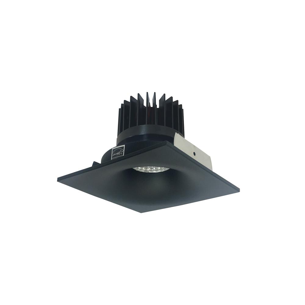 4" Iolite LED Square Bullnose, 1500lm/2000lm/2500lm (varies by housing), 3000K, Black Finish
