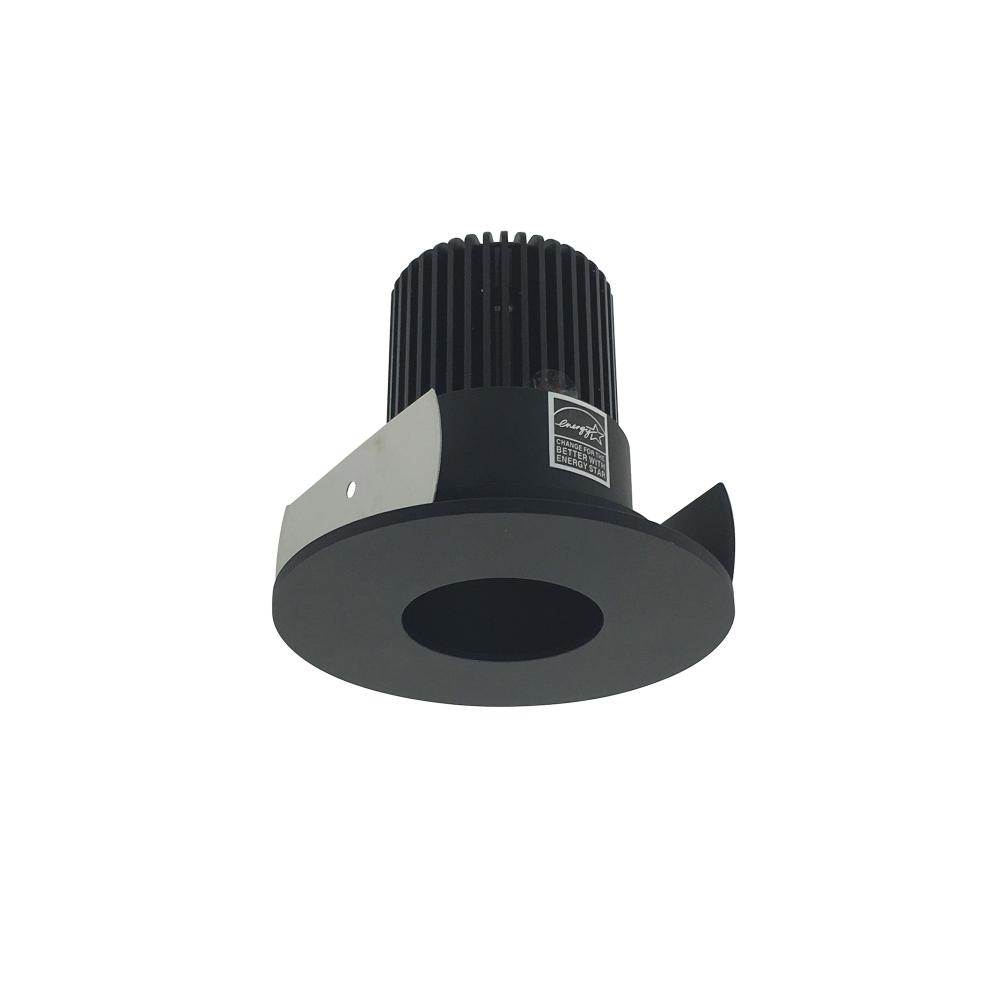 2" Iolite LED Round Pinhole, 1000lm / 14W, 5000K, Black Pinhole / Black Flange
