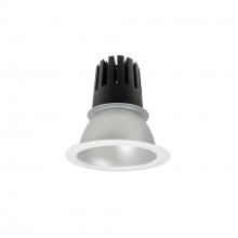 Nora NC3-41L330NHZMPW - 4" Sapphire III Round Open Reflector, 2500lm, 3000K, Narrow Flood Optic, Haze Reflector/Matte