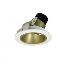 Nora NIO-4RD27QCHMPW - 4" Iolite LED Round Adjustable Deep Reflector, 10-Degree Optic, 850lm / 12W, 2700K, Champagne