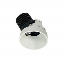 Nora NIO-4RTSLA35QWW - 4" Iolite LED Round Trimless Adjustable Slot, 10-Degree Optic, 850lm / 12W, 3500K, White Finish