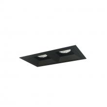 Nora NMIOT-12-B-FF-30X-10-B - Iolite MLS 2-Head Trim Kit, Black Flange, 3000K, 1000lm, Black Fixed Downlt. Trims