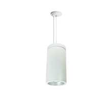 Nora NYLD2-6C10130HZWWAC - 6" Cobalt Cable Mount Cylinder, White, 1000L, 3000K, Haze/White Reflector, 120V Triac/ELV