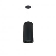 Nora NYLD2-6C10235BBBAC - 6" Cobalt Cable Mount Cylinder, Black, 1000L, 3500k, Black/Black Baffle, 120V Triac/ELV Dimming