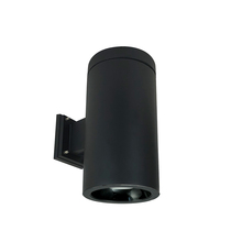 Nora NYLD2-6W075135BBB4/PEM - 6" Cobalt Wall Mount Cylinder, Black, 750L, 3500K, Black/Black Reflector, 120V Triac/ELV/0-10V &