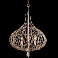 Varaluz 271P03GD - Bask 3-Lt Crystal Pendant - Gold Dust