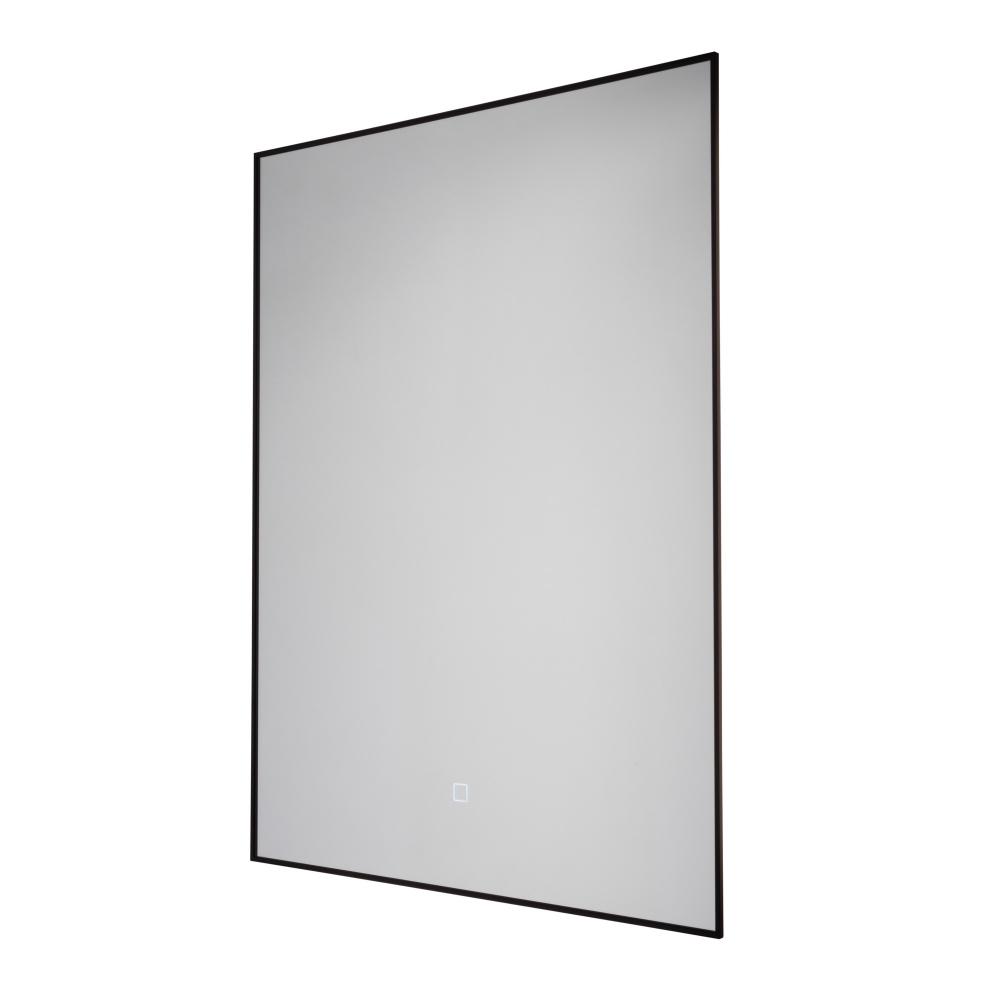 Reflections Collection 24W LED Rectangular Wall Mirror Black