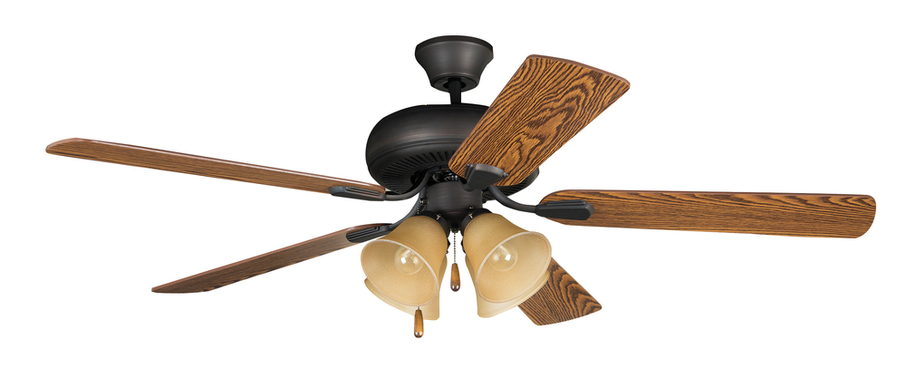 52" Ceiling Fan w/Blades & 4 Lights