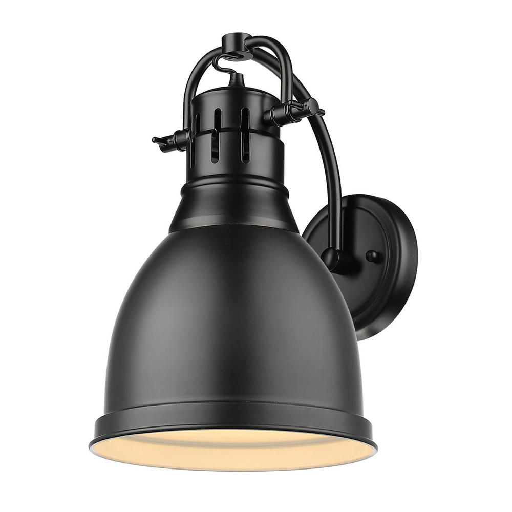 Details about   Aidan Single Sconce Matte Black with Matte Frosted Glass 