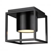 Golden 9092-FM7 BLK-BLK - Flush Mount - 7"