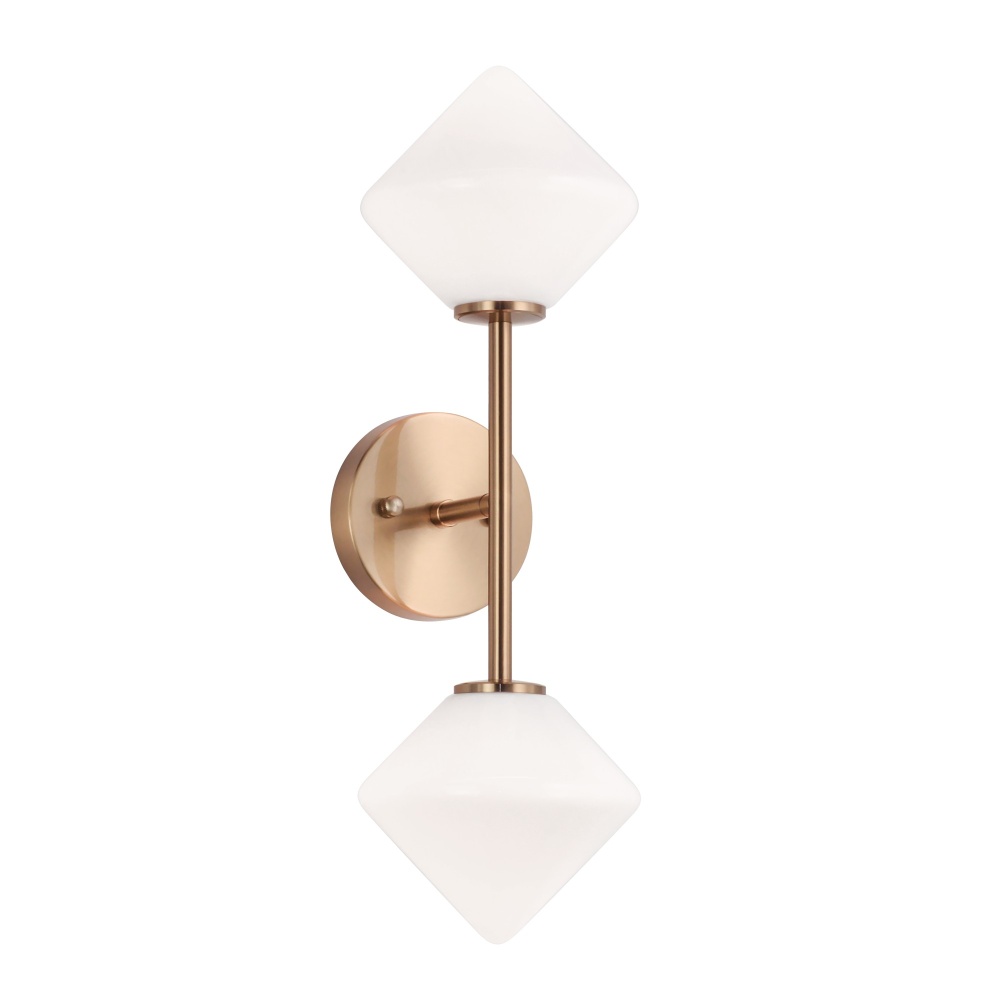 Novo Aged Gold Brass Wall Sconce