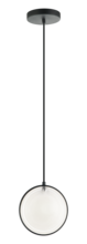 Matteo Lighting C71501MB - Chatoyant Matte Black Pendant