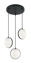Matteo Lighting C71503MB - Chatoyant Matte Black Pendant