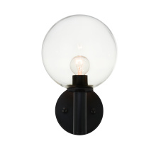 Matteo Lighting S06001BKCL - Cosmo Black Wall Sconce