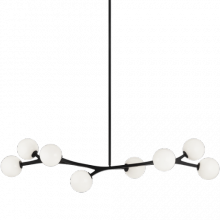 Matteo Lighting C81508BKOP - Rami Black Chandelier