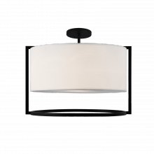 Matteo Lighting X67603DGWH - Nagashi Dark Grey Ceiling Mount