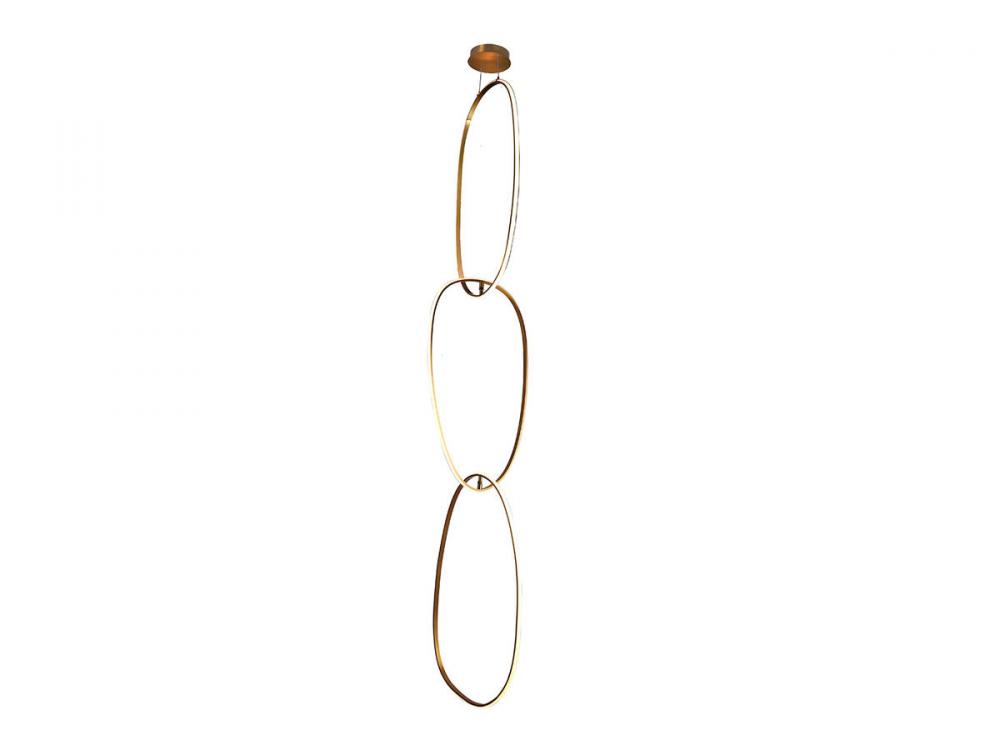 Circa 3 Ring Gold Pendant