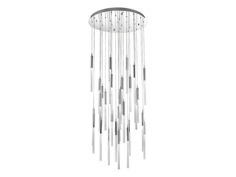Main Street Collection 31 Light Frosted Glass Multi Port Pendants