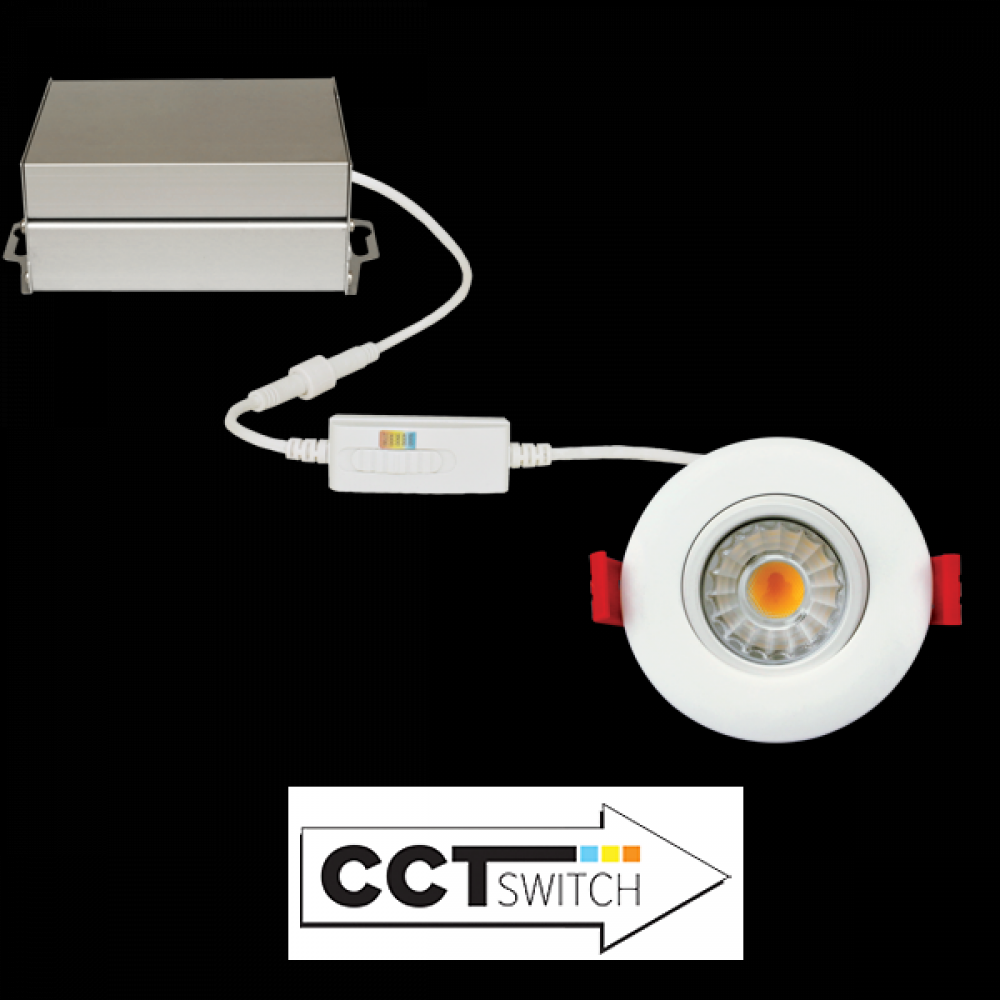 3" 8W 600LM LED GIMBAL 5CCT