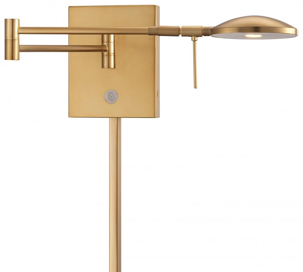 GEORGE'S READING ROOM™ - 1 LIGHT LED SWING ARM WALL LAMP
