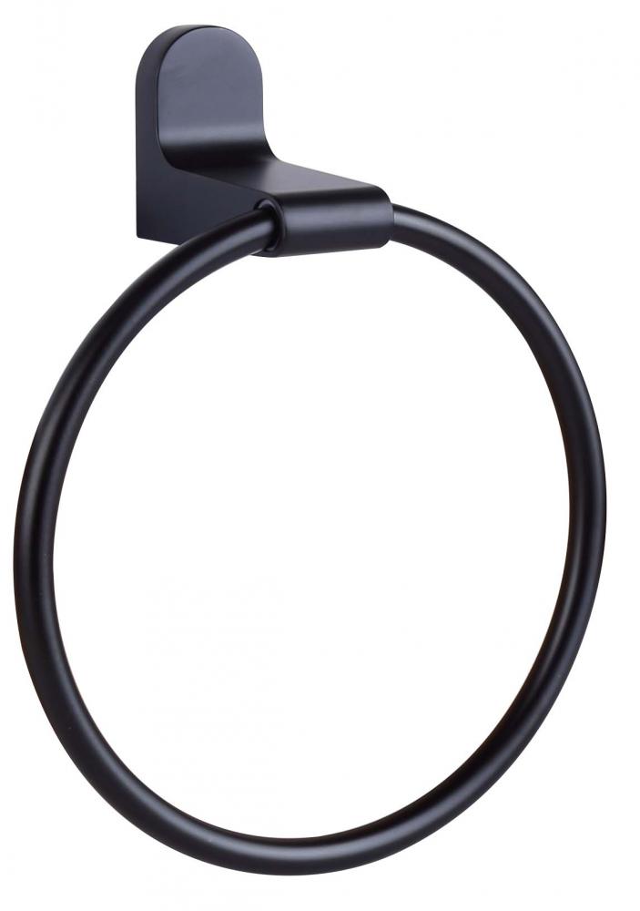 Bath Accessories, LYLA, BA105A06BK, MBK Color, Towel Ring, 6.75" W x 8" H x 2.75" D