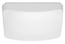 Nuvo 62/1215 - 11 inch; Flush Mounted LED Fixture; CCT Selectable; Square; White Acrylic; with Sensor