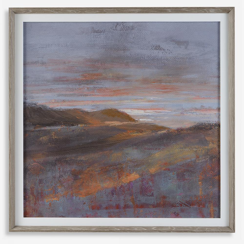 Uttermost Dawn on The Hills Framed Print