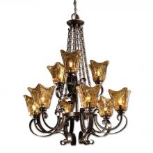 Uttermost 21005 - Uttermost Vetraio 9lt Oil Rubbed Bronze Chandelier