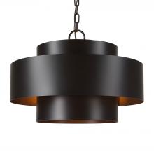 Uttermost 21585 - Uttermost Youngstown Dark Bronze 4 Light Pendant