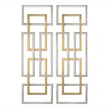Uttermost 04145 - Uttermost Aerin Geometric Wall Art, S/2