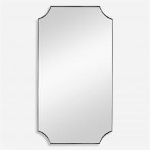 Uttermost 09710 - Uttermost Lennox Nickel Scalloped Corner Mirror