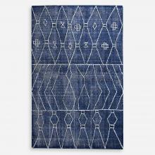 Uttermost 71147-5 - Uttermost Fressia Blue 5 X 8 Rug